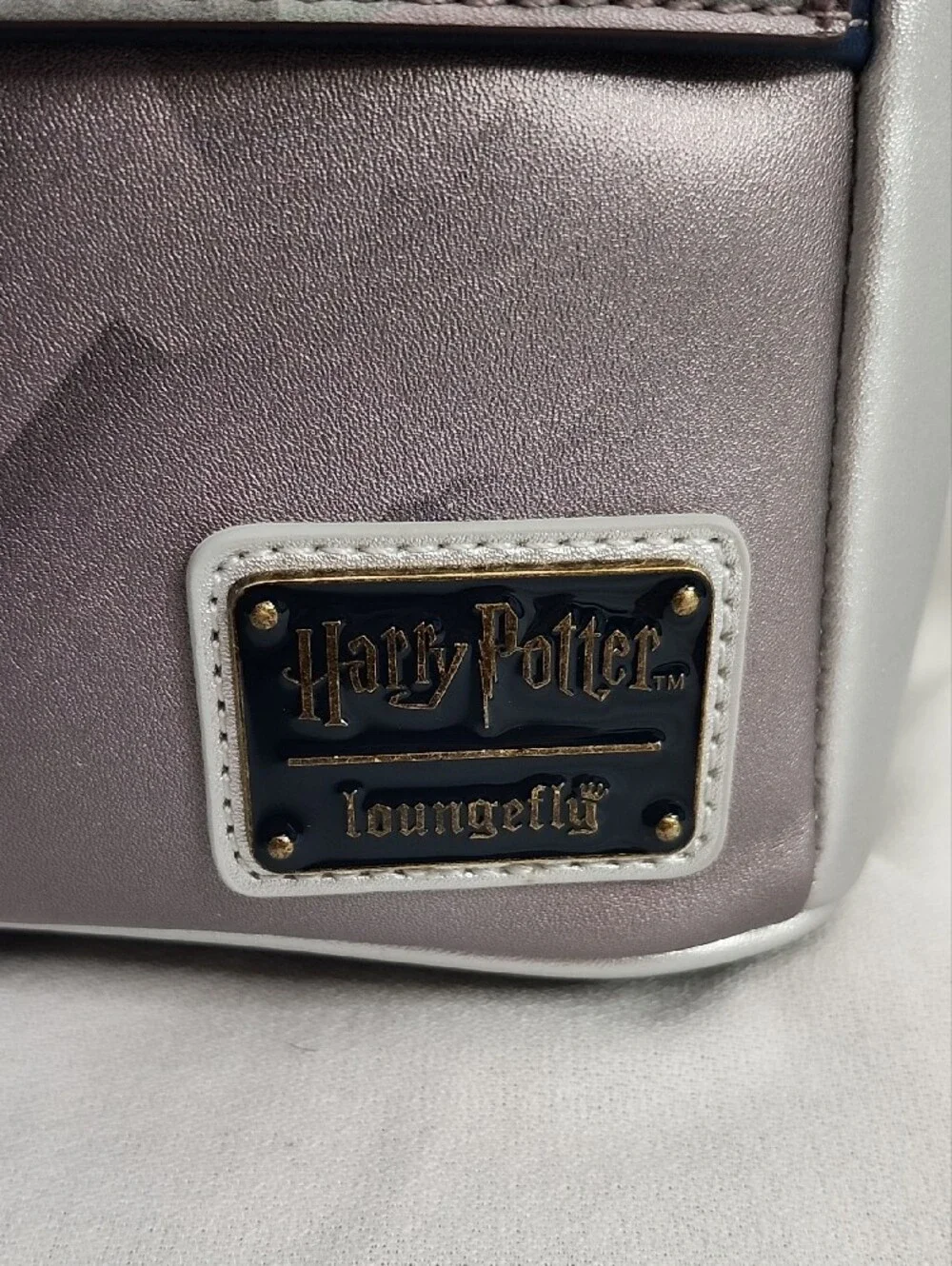 Loungefly Hogwarts Castle Mini Backpack and Golden Snitch Zip Wallet